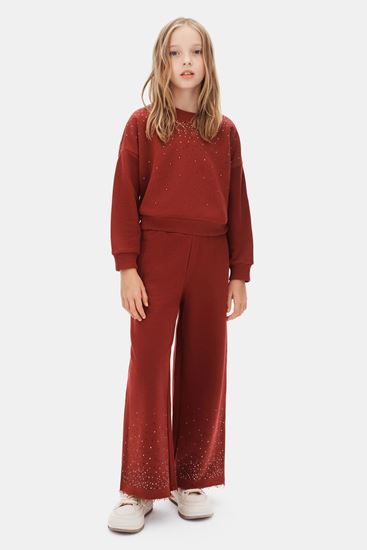 8-14 Yaş Magic Cool Kız Çocuk Takım-Bordo