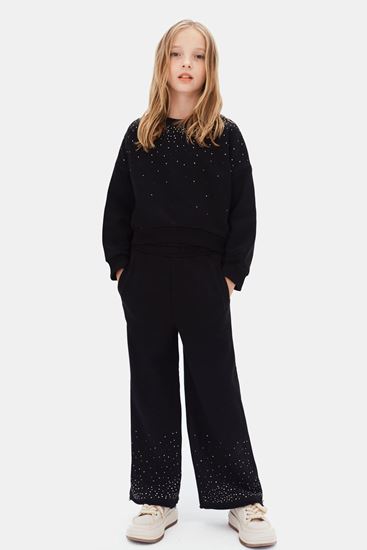 8-14 Yaş Magic Cool Kız Çocuk Takım-Siyah