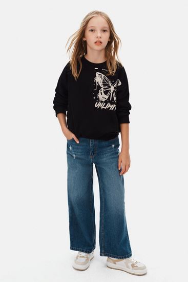 8-14 Yaş Unlimita Kız Çocuk Takım-Mavi