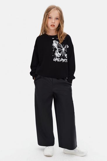 8-14 Yaş Unlimita Kız Çocuk Takım-Siyah