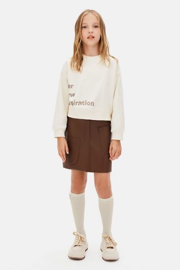 8-14 Yaş Modern Inspiration Kız Çocuk Takım-Taba