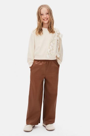 8-14 Yaş Navy Classe Kız Çocuk Takım-Latte