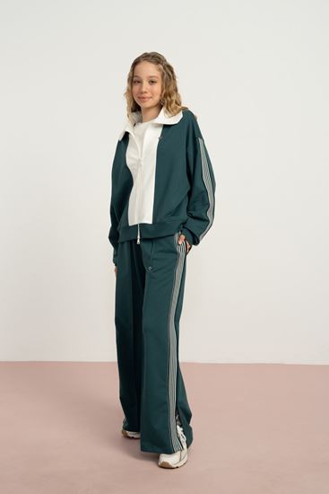 9-15 Yaş Elen Nua Kız Çocuk Takım-Petrol