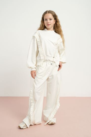 9-15 Yaş Sora Calm Kız Çocuk Takım-Ekru