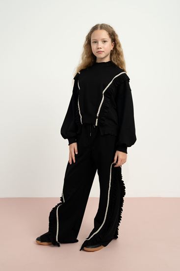9-15 Yaş Sora Calm Kız Çocuk Takım-Siyah