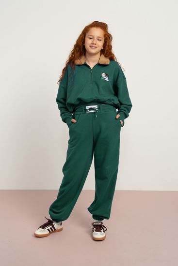9-15 Yaş Calm Feture Kız Çocuk Takım-Petrol