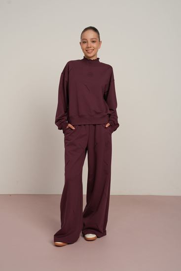 9-15 Yaş Nest Love Kız Çocuk Takım-Vişne