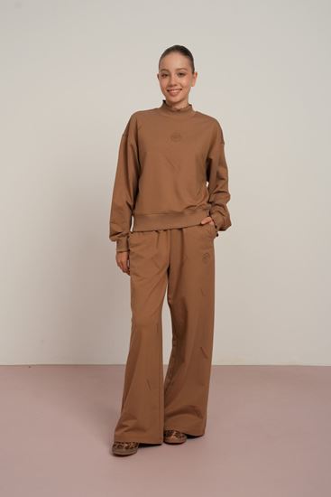 9-15 Yaş Nest Love Kız Çocuk Takım-Camel