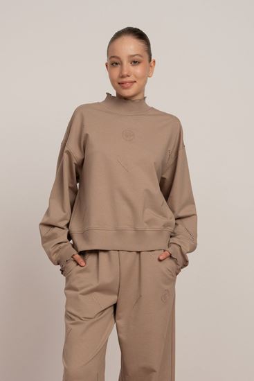 9-15 Yaş Nest Love Kız Çocuk Takım-Latte