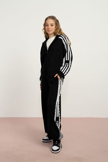 9-15 Yaş Calm Nua Kız Çocuk Takım-Siyah