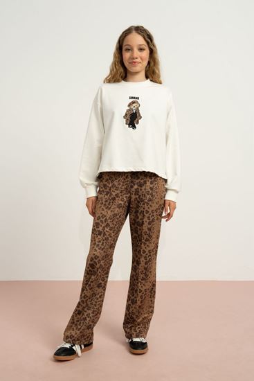 9-15 Yaş Swank Bear Leo Kız Çocuk Takım-Latte