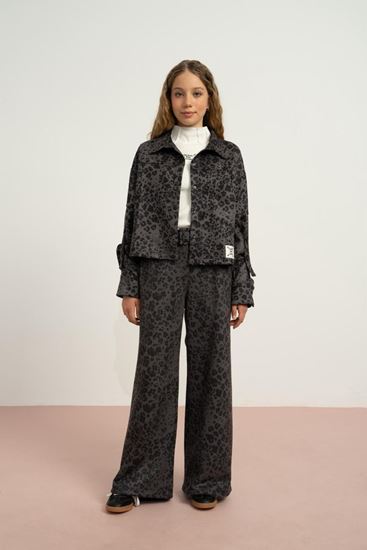 9-15 Yaş Shadow Luxe Kız Çocuk 3'Lü Takım-Antrasit