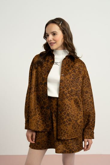 9-15 Yaş Chic Elegance Kız Çocuk 3'Lü Takım-Taba