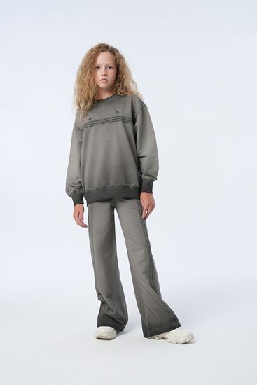 9-15 Yaş Lusvera Lusso Kız Çocuk Takım-Antrasit