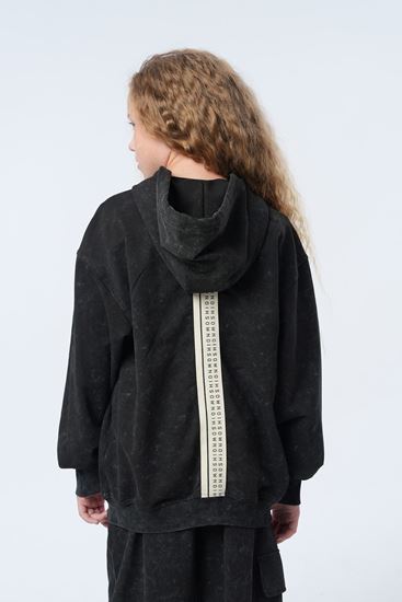 9-15 Yaş Premium Black Cool Kız Çocuk 3'Lü Takım-Siyah