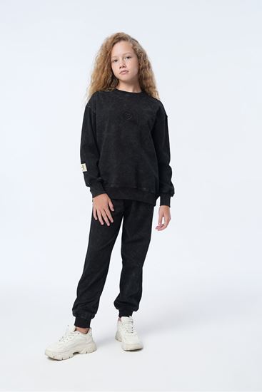 9-15 Yaş Noctera Grave Kız Çocuk Takım-Siyah