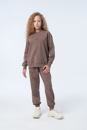 9-15 Yaş Noctera Grave Kız Çocuk Takım-Mocca