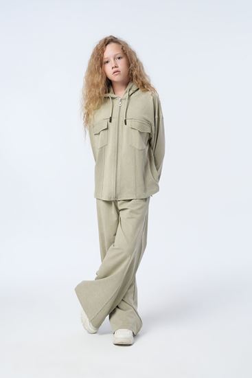 9-15 Yaş Royal Premium Kız Çocuk Takım-Küf Yeşili