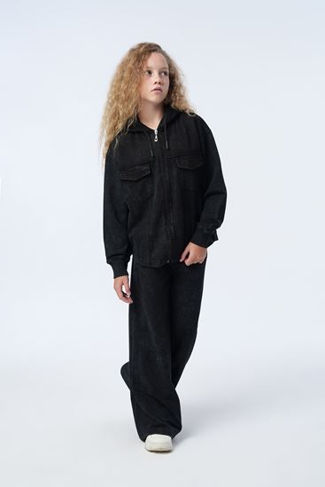 9-15 Yaş Royal Premium Kız Çocuk Takım-Siyah