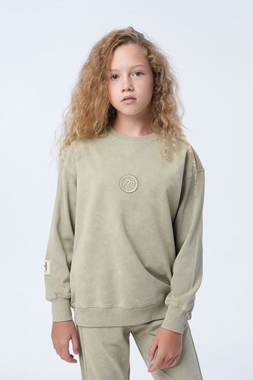 9-15 Yaş Noctera Grave Kız Çocuk Takım-Küf Yeşili