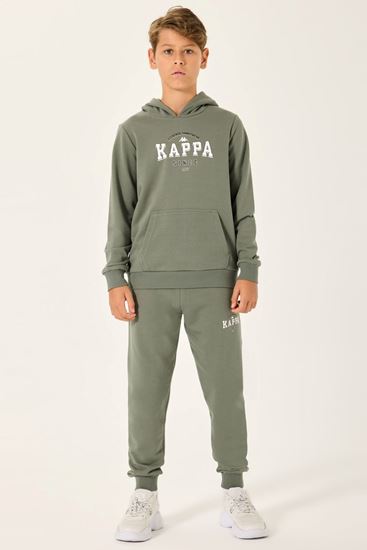 5-16 Yaş Lisanslı Kappa Erkek Çocuk Takım-Haki