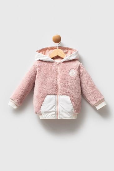 6-36 Ay Lisanslı Us Polo Assn Kız Bebek Mont-Pudra