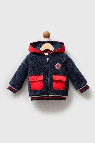 6-36 Ay Lisanslı Us Polo Assn Erkek Bebek Mont-Lacivert