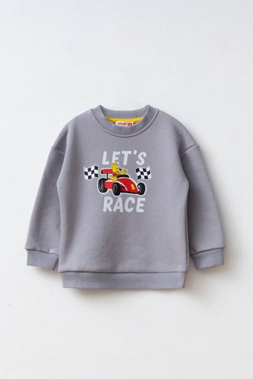 2-8 Yaş Lisanslı Haribo Erkek Çocuk Sweat-Uzay Grisi