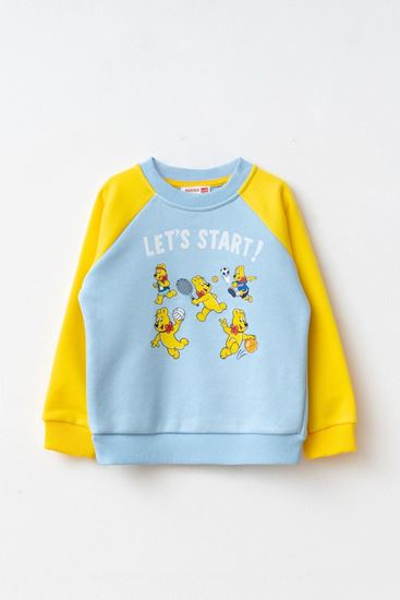 2-8 Yaş Lisanslı Haribo Erkek Çocuk Sweat-Sarı
