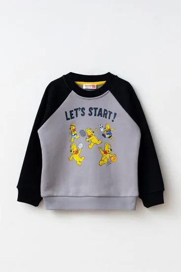 2-8 Yaş Lisanslı Haribo Erkek Çocuk Sweat-Lacivert