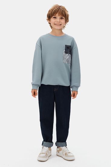 8-14 Yaş Borneo Forest Erkek Çocuk Takım-Ekru