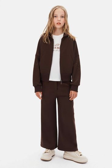 8-14 Yaş Magic Classe Kız Çocuk 3'Lü Takım-Kahverengi