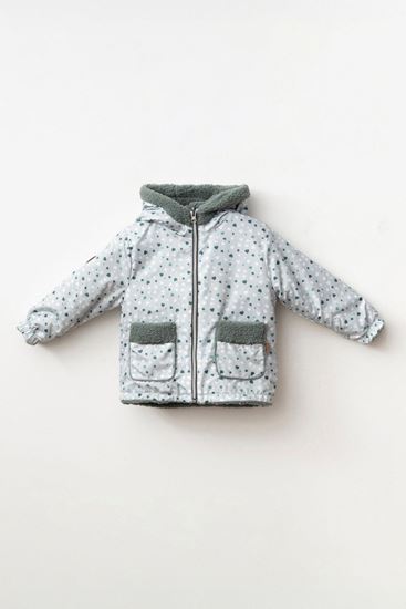 3-8 Yaş Lisanslı Haribo Unisex Çift Taraflı Tasarım Mont-Ekru