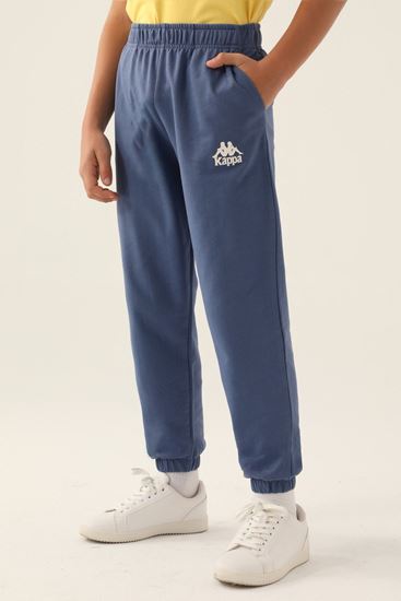 7-16 Yaş KAPPA Unısex Çocuk Eşofman Altı -Gece Mavisi-