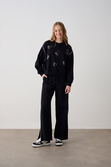 10-16 Yaş New Magic Premium Kız Çocuk Takım -Siyah-