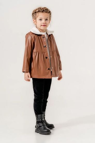 4-7 Yaş Rana Nişantaşı Kız Çocuk 3'Lü Takım -Tatlı Kahve-