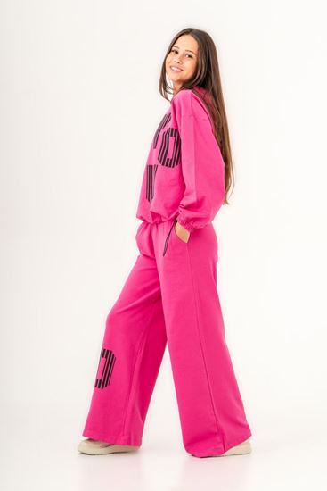 8-14 Yaş Roma Yourself Kız Çocuk Eşofman Takım -Fuşya-