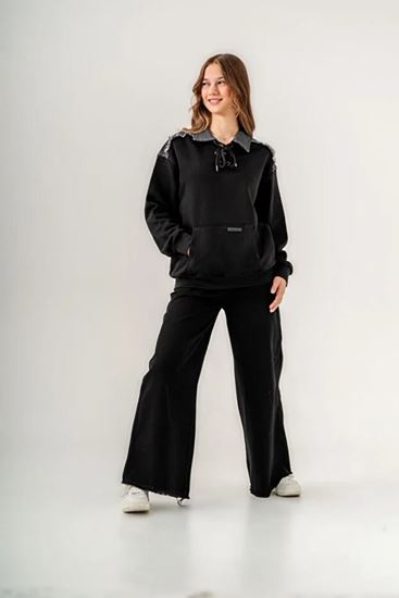 8-14 Yaş Merbella Berlin Kız Çocuk Takım -Siyah