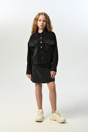 9-14 Yaş Premium Mussness Kız Çocuk Takım-Siyah