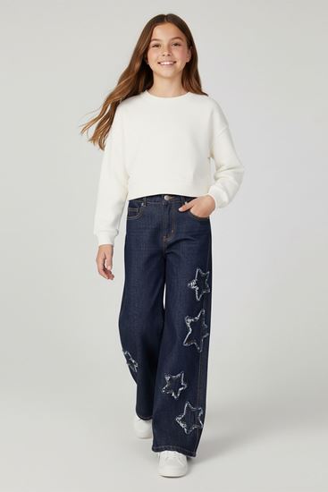 9-14 Yaş New Magic Mussness Kız Çocuk Pantolon-Lacivert