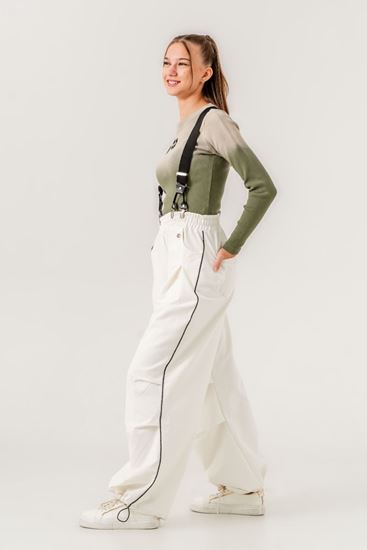 9-15 Yaş Butterfly Love Kız Çocuk Takım -Haki/Ekru