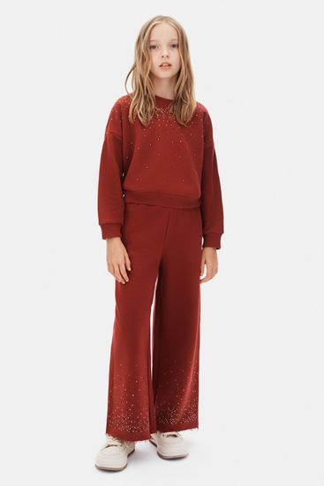 8-14 Yaş Magic Cool Kız Çocuk Takım-Bordo