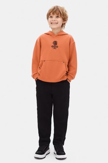 8-14 Yaş The North Cool Erkek Çocuk Sweatshırt-Kiremit