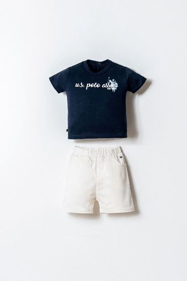 6-36 Ay Lisanslı Us Polo Assn Erkek Bebek Takım-Lacivert