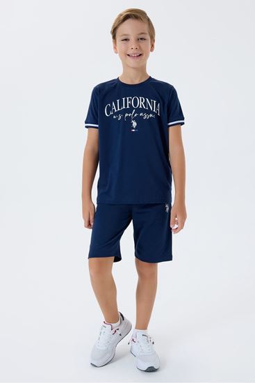 4-15 Yaş Lisanslı Us Polo Assn Erkek Çocuk Takım-Lacivert