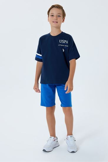 4-15 Yaş Lisanslı Us Polo Assn Erkek Çocuk Takım-Lacivert