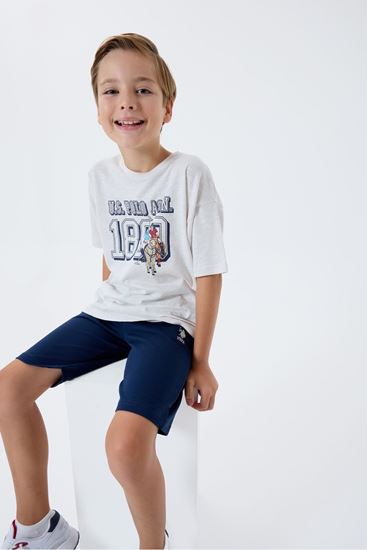 4-15 Yaş Lisanslı Us Polo Assn Erkek Çocuk Takım-Mavi