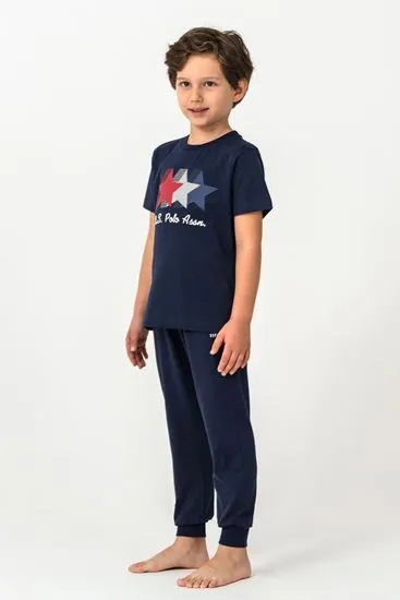4-15 Yaş Lisanslı Us Polo Assn Erkek Çocuk Takım-Lacivert