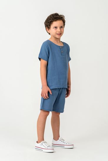 4-15 Yaş Lisanslı Us Polo Assn Erkek Çocuk Takım-İndigo