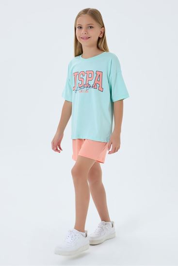 4-15 Yaş Lisanslı Us Polo Assn Kız Çocuk Takım-Nil